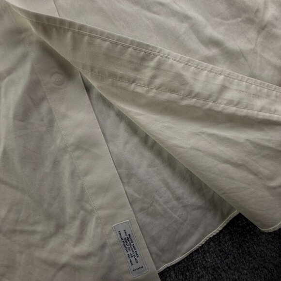 Brooks Brothers White Long Sleeve 17 33 Slim Fit Non Iron Button Up Shirt *** - Picture 12 of 16